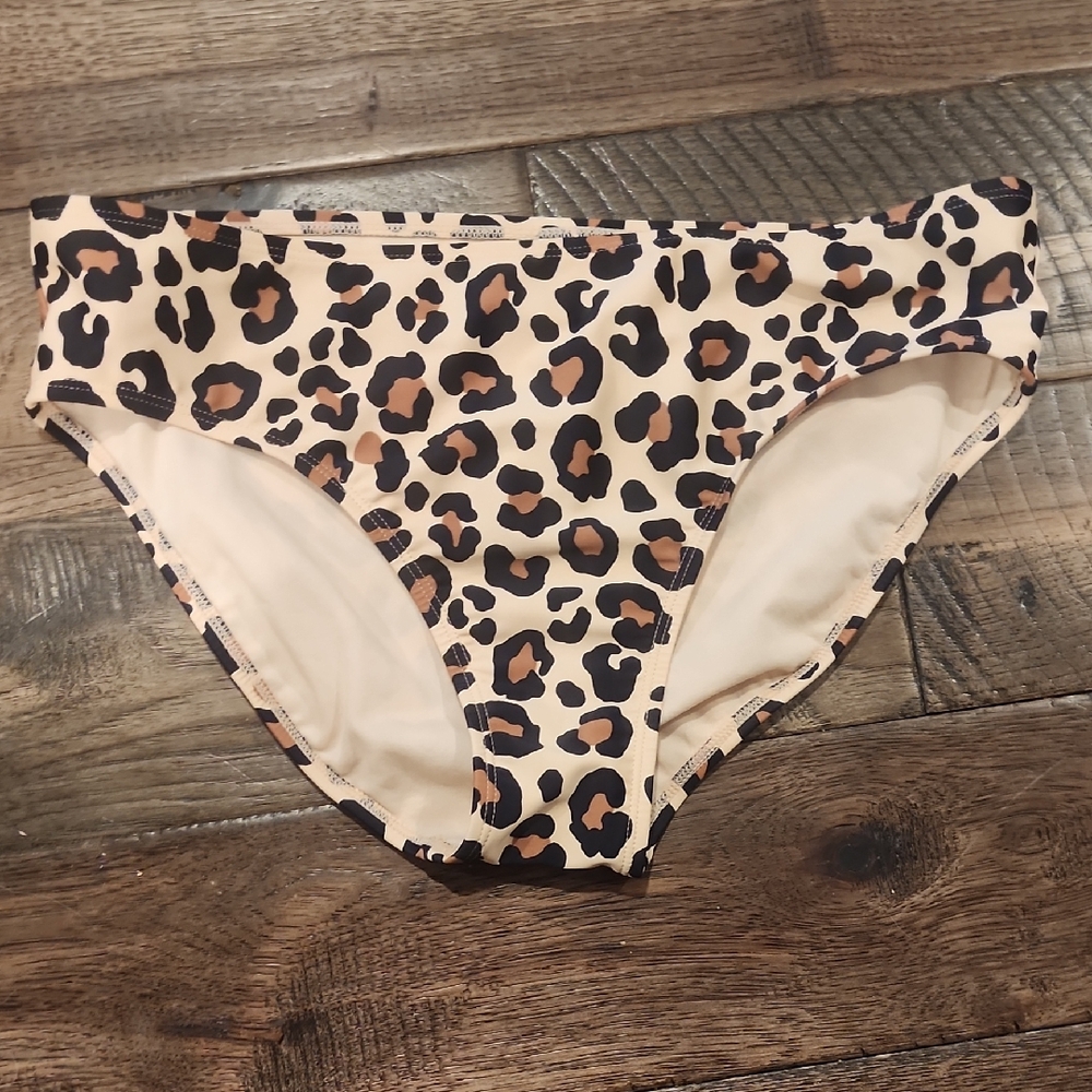 Leopard Print Bikini Bottoms